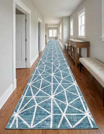 3' x 19' 8 Lattice Trellis Runner Rug