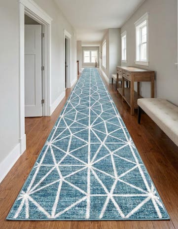 3' x 19' 8 Lattice Trellis Runner Rug