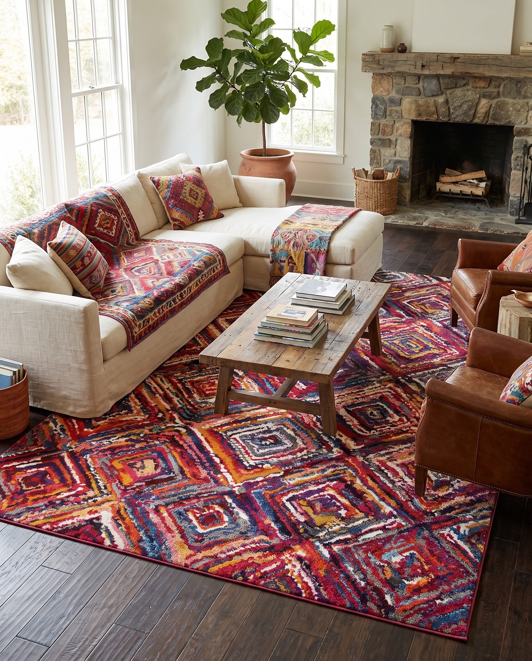 Washable Hyacinth Rug