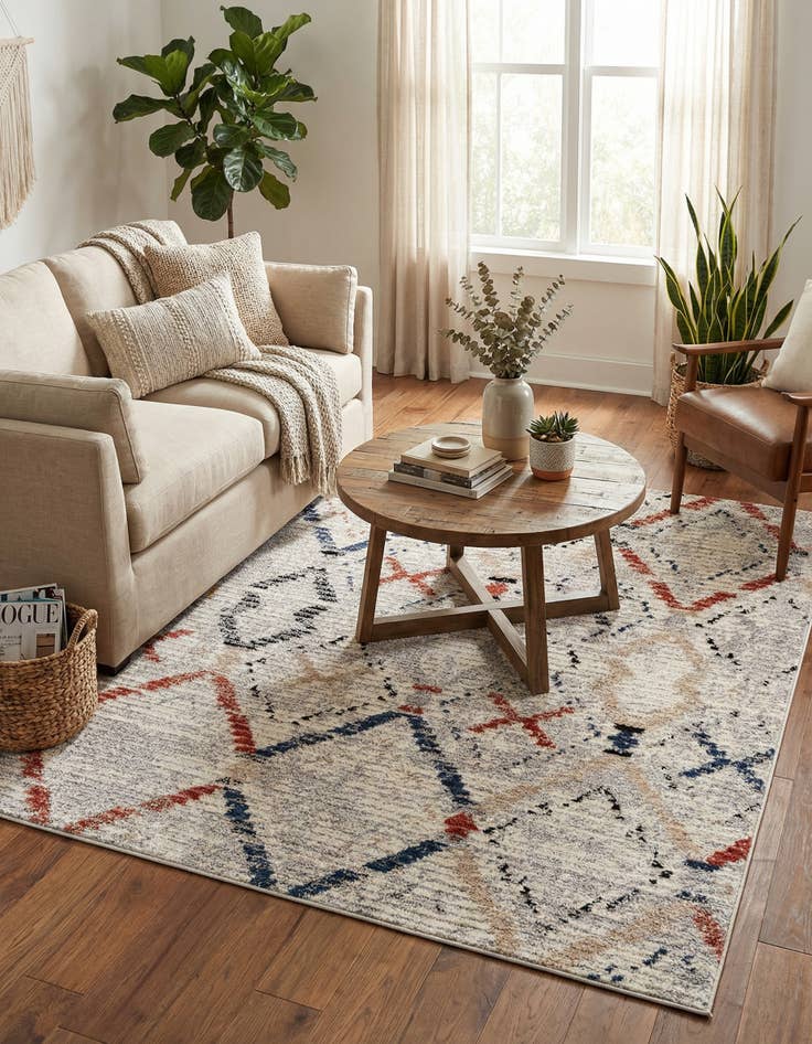 Detail image of 6' x 6' Tucson Square Rug