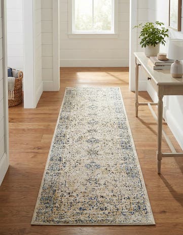 Cream Charlotte Runner Rug