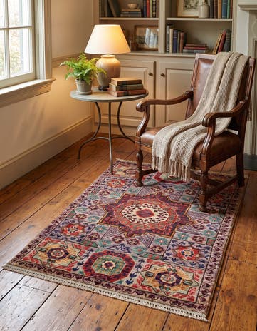 2' 1 x 3' 2 Hand Knotted Mamluk Ziegler Rug