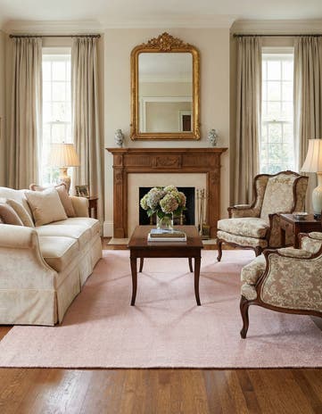 5' 1 x 8' Hand Woven Jill Zarin English Manor Farmhouse Wool Rug