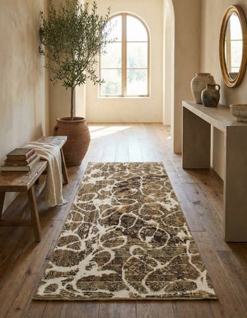 3' 5 x 6' 9 Hand Knotted Ultra Vintage Persian Wool Runner Rug