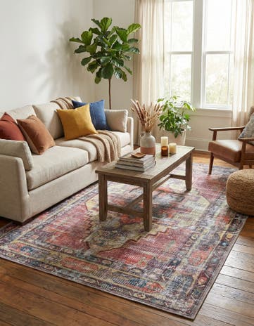 6' x 9' Washable Maahru Rug