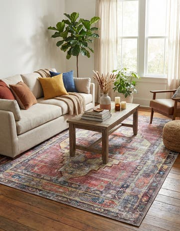 6' x 9' Washable Maahru Rug