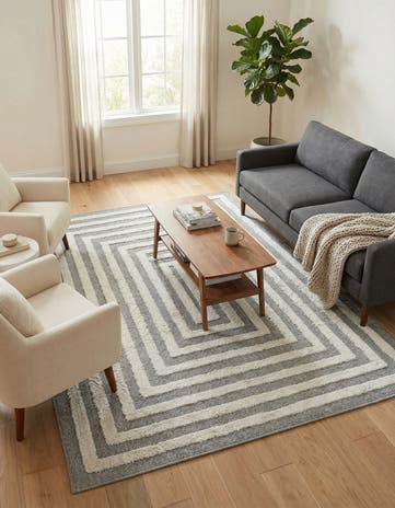 Anthracite Gray Sabrina Soto Casa Toluca Rug