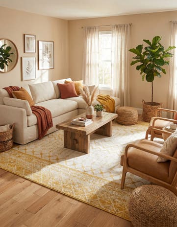 10' x 10' Moroccan Trellis Square Rug