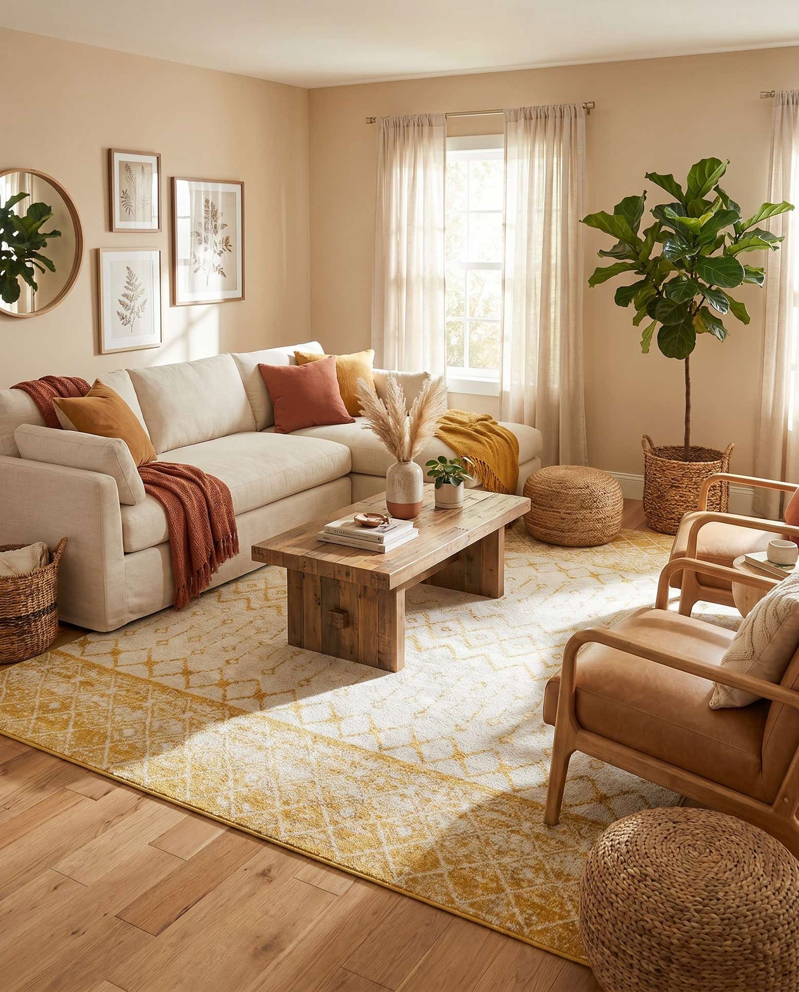 10' x 10' Moroccan Trellis Square Rug