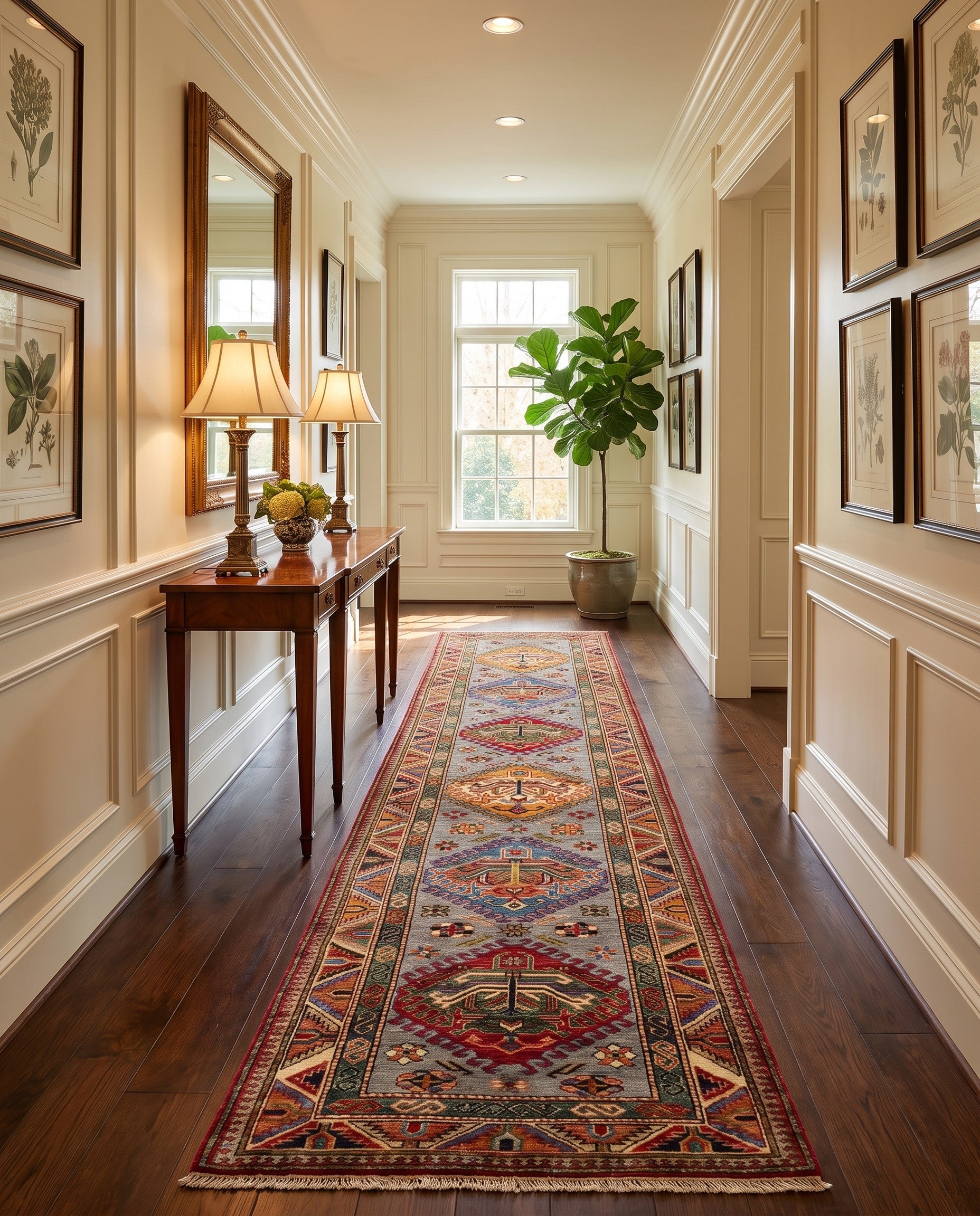 2' 6 x 10' 11 Hand Knotted Kazak Runner Rug
