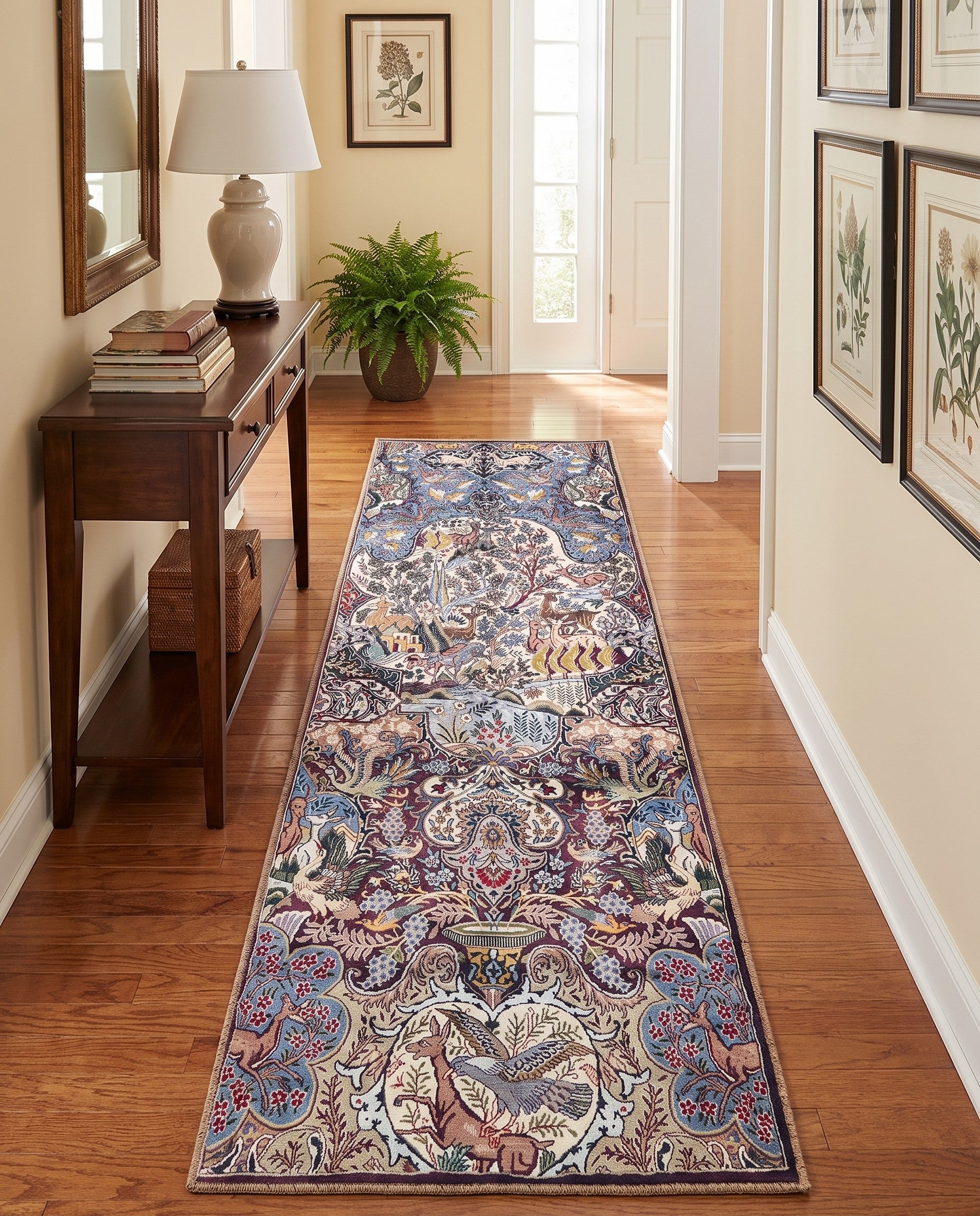 2' 7 x 10' Washable Timeless Runner Rug
