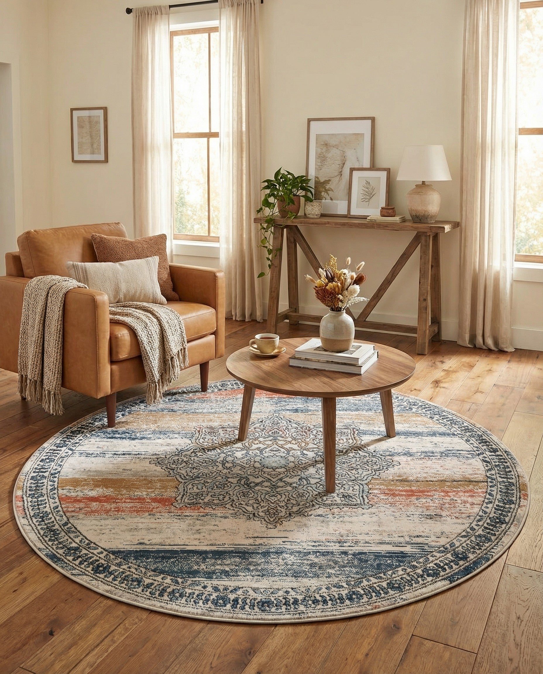 6' x 6' Nyla Round Rug