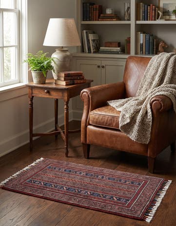 1' 9 x 3' 4 Hand Knotted Ariana Ziegler Rug