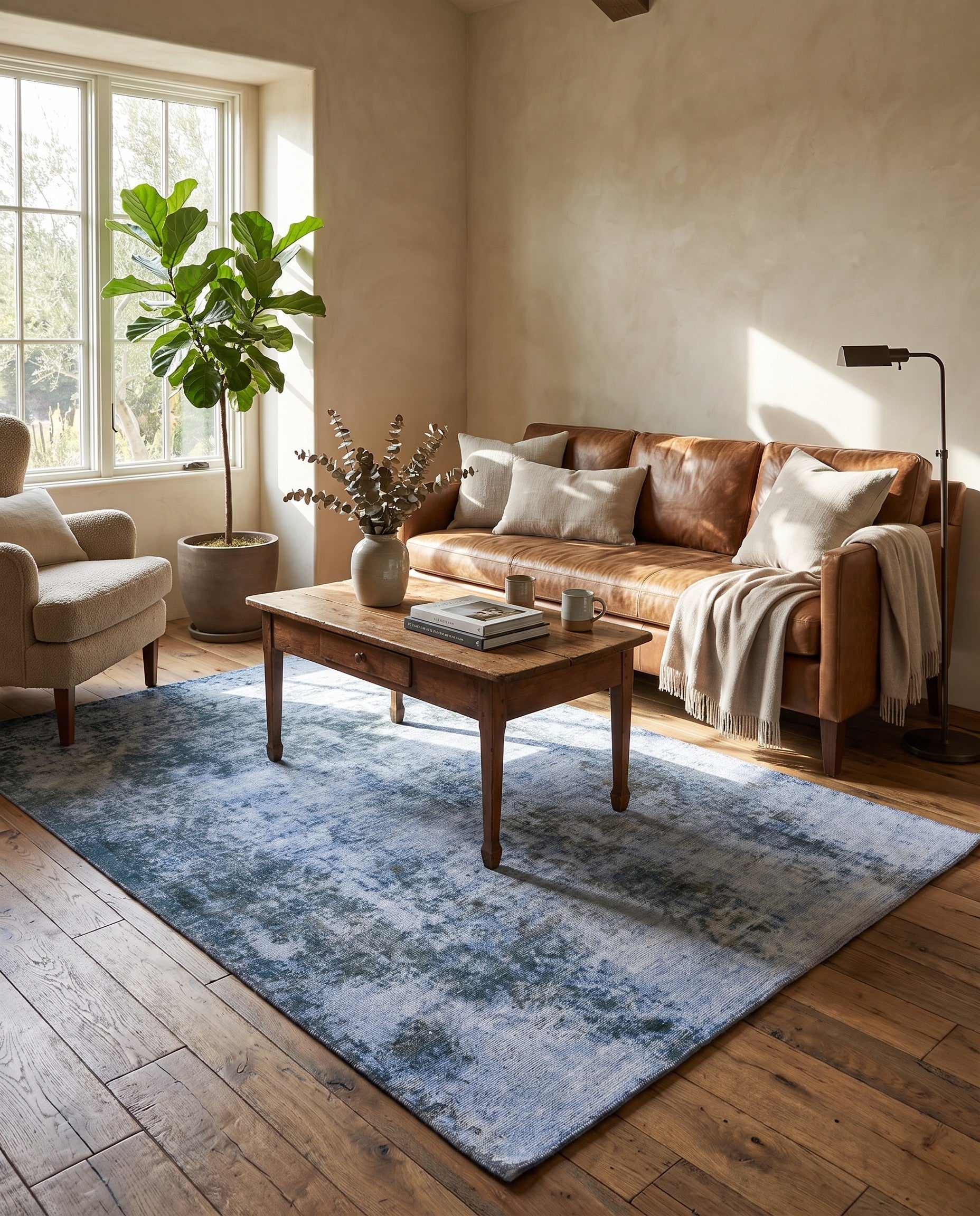 6' 8 x 9' Ultra Vintage Wool Rug