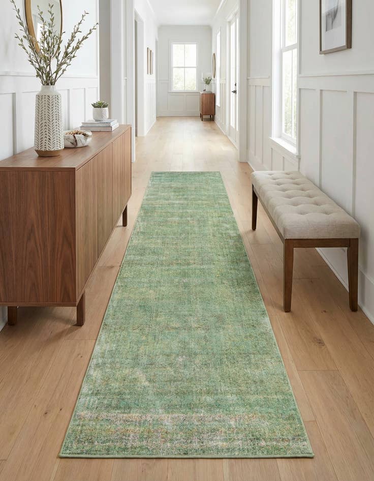 Detail image of 3' x 16' 5 Aqua Runner Rug