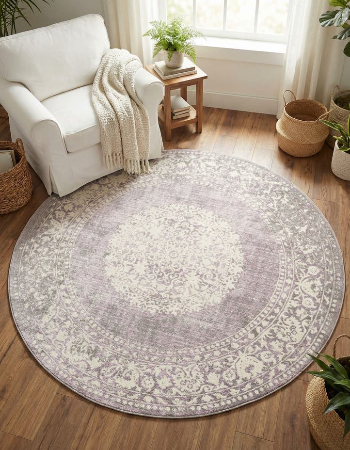 6' x 6' Modern Classical Round ...