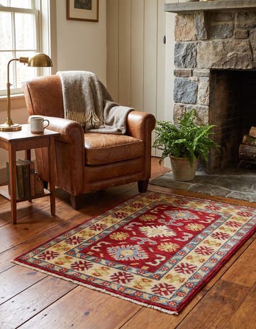 2' x 3' Hand Knotted Kazak Rug