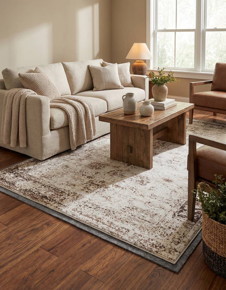 Detail image of 6' x 9' Monte Carlo Rug With Pad Bundle