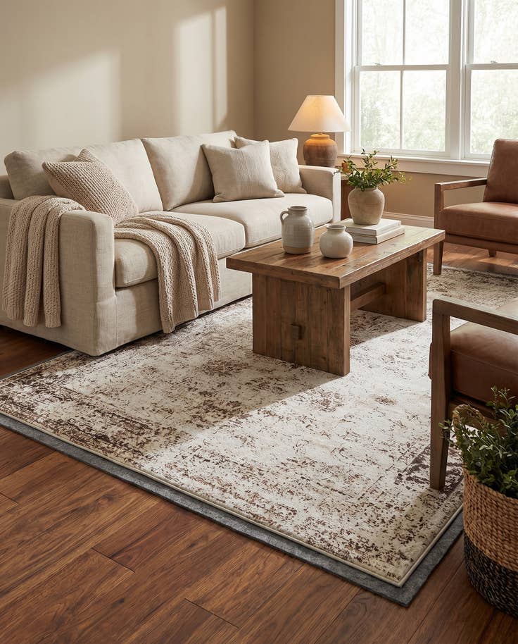 Detail image of 6' x 9' Monte Carlo Rug With Pad Bundle