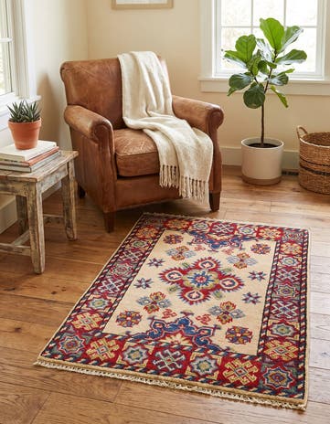 2' 2 x 2' 11 Hand Knotted Kazak Rug