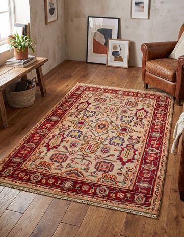3' 1 x 4' 11 Hand Knotted Kazak Rug