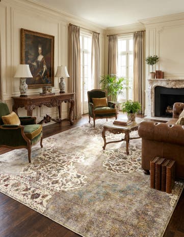 9' 3 x 11' 11 Vintage Royal Wool Rug