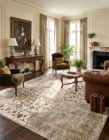 9' 3 x 11' 11 Vintage Royal Wool Rug