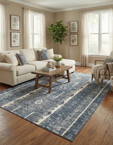 Blue Oregon Rug