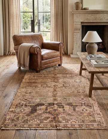 3' 1 x 5' 5 Hand Knotted Ultra Vintage Persian Wool Rug