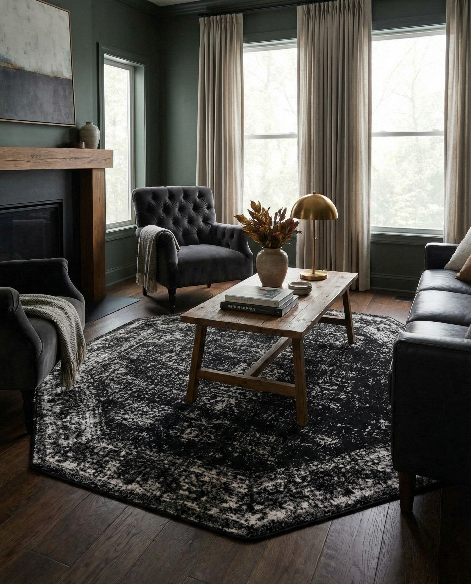 5' 3 x 5' 3 Monaco Octagon Rug