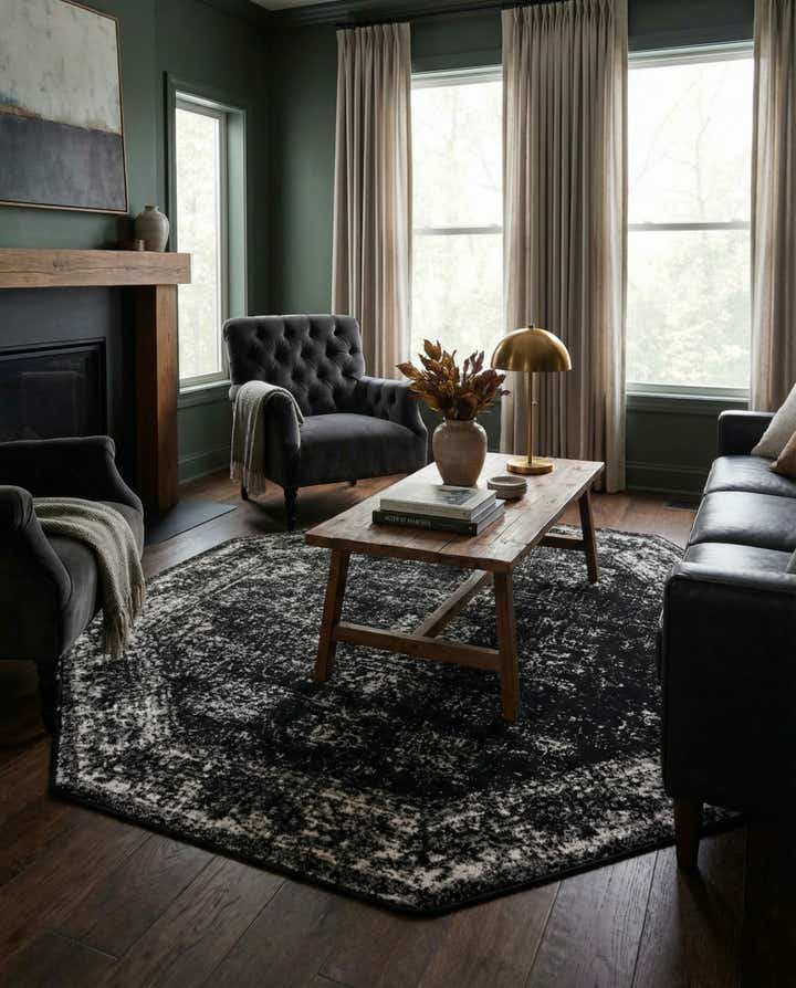 5' 3 x 5' 3 Monte Carlo Octagon Rug