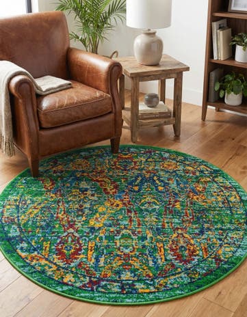 4' x 4' Calypso Round Rug