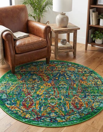 4' x 4' Calypso Round Rug