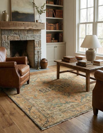 4' 2 x 5' 10 Vintage Rug