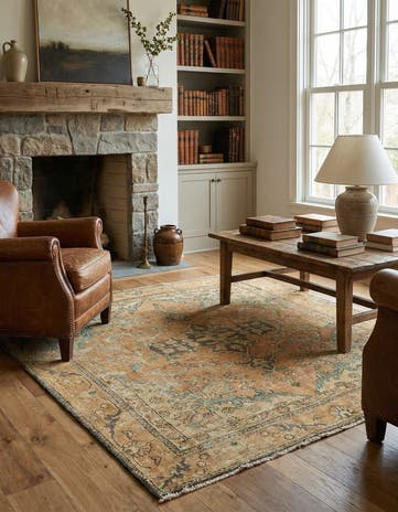 4' 2 x 5' 10 Vintage Rug