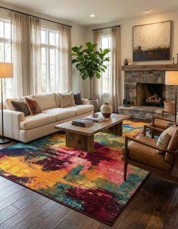 Washable Hyacinth Rug