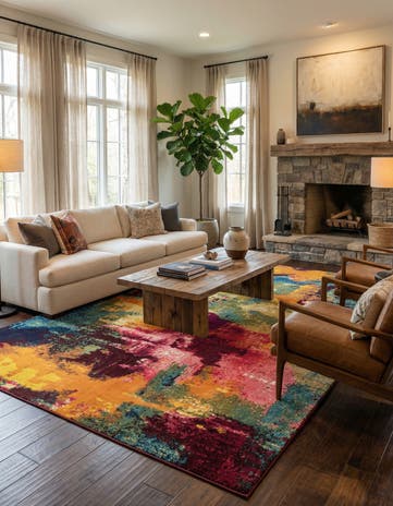 Washable Hyacinth Rug
