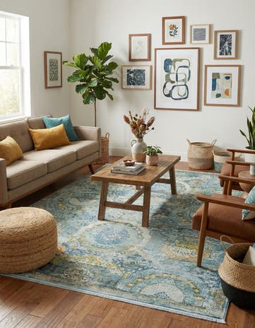 Light Blue Santiago Rug