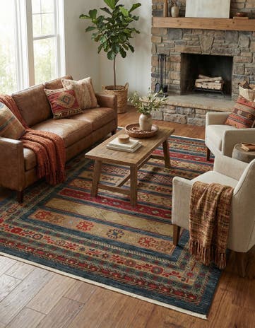 8' x 10' Kashkuli Gabbeh Rug