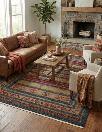 8' x 10' Kashkuli Gabbeh Rug