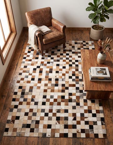 4' x 5' 11 Cowhide - Patchwork Rug