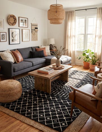 10' x 13' Moroccan Trellis Rug