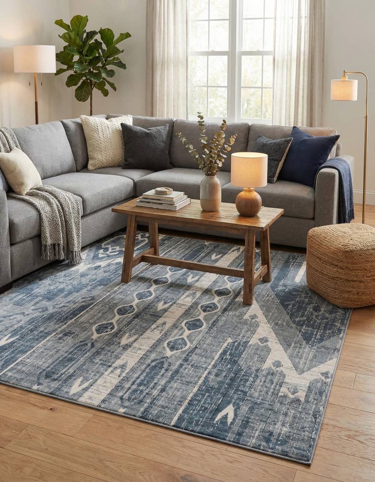 Detail image of 7' 10 x 7' 10 Oregon Square Rug