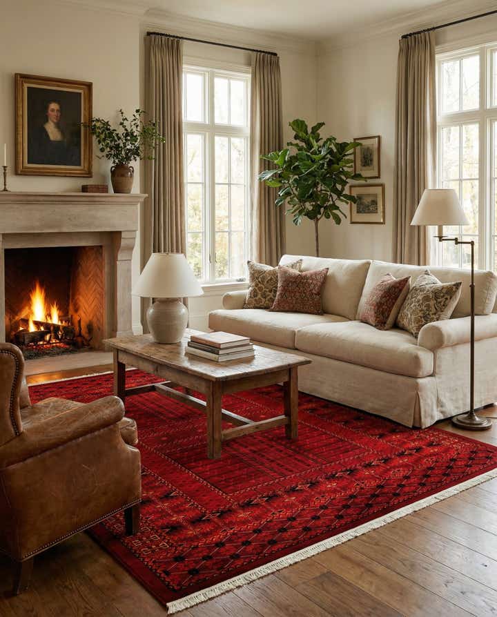 9' x 12' Bokhara Rug