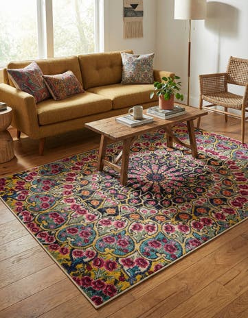 5' x 8' Washable Carnevale Rug