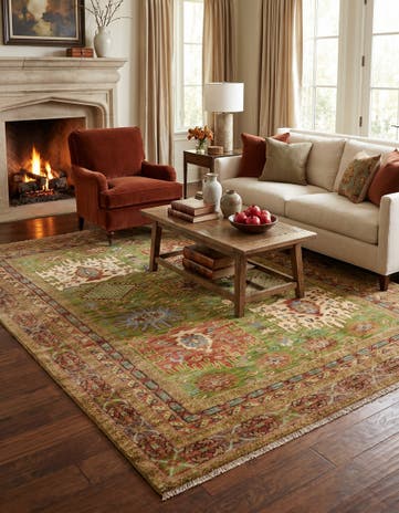 5' 1 x 6' 7 Hand Knotted Ariana Ziegler Rug