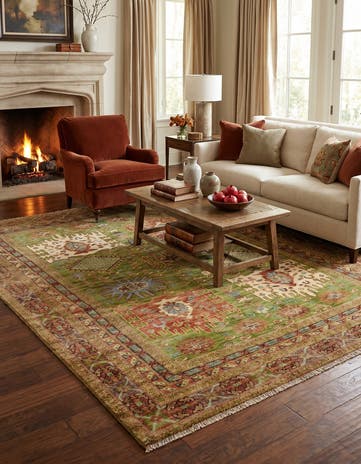 5' 1 x 6' 7 Hand Knotted Ariana Ziegler Rug