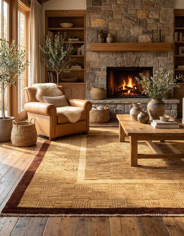 4' 11 x 6' 5 Juma Wool Rug