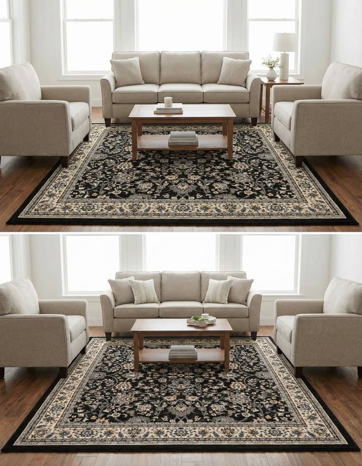 Detail image of 7' 10 x 7' 10 Yasmin Square Rug