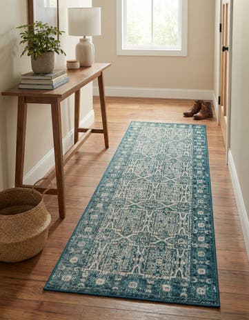 Blue Lucerne Runner Rug